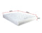 Palermo Queen Luxury Latex Pillow Top Topper Spring Mattress