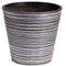 Black and White Engraved Pot 14cm