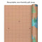 Hallmark Holiday Sustainable Kraft Gift Wrap with Cut Lines on Reverse (3 Rolls: 90 sq. ft. ttl) Wintry Nature: White Snowflakes, Blue and Green Foliage, Christmas Trees, 0005JXW1051