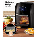 Devanti 12L Air Fryer LCD Digital Low Oil Deep Frying Oven Healthy Kitchen Cooker - Coll Online