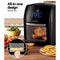 Devanti 12L Air Fryer LCD Digital Low Oil Deep Frying Oven Healthy Kitchen Cooker - Coll Online