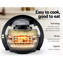 Devanti Chef 13L Air Fryer Oven Cooker - Black - Coll Online