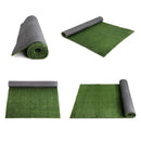 Primeturf Synthetic 17mm  1.9mx5m 9.5sqm Artificial Grass Fake Turf Olive Plants Plastic Lawn - Coll Online