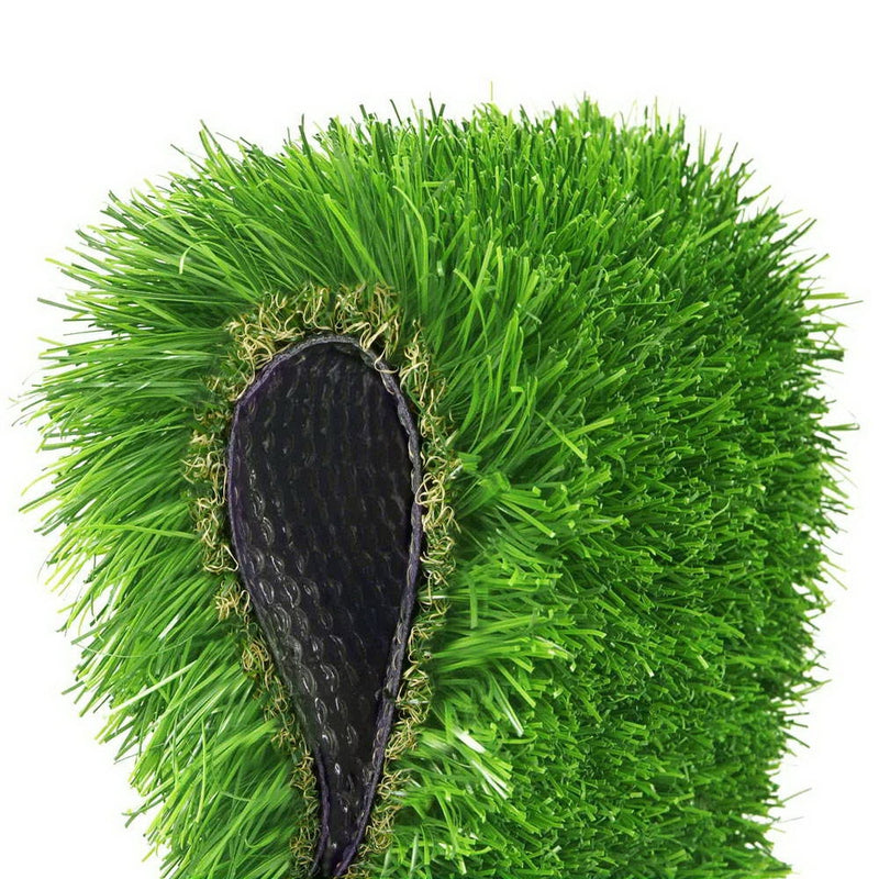Primeturf Synthetic 30mm  1.9mx5m 9.5sqm Artificial Grass Fake Turf 4-coloured Plants Plastic Lawn - Coll Online