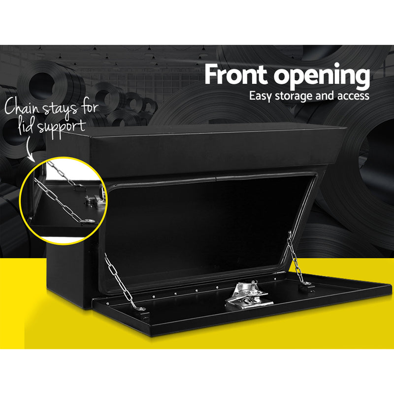 Giantz Ute Tool Box Right UnderTray Toolbox Under Tray Aluminium Underbody - Coll Online