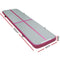 Everfit 3m x 1m Air Track Mat Gymnastic Tumbling Pink and Grey - Coll Online