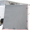 Pop Top Caravan Privacy Screen 2.1 x 1.8M Sun Shade End Wall Roll Out Awning - Coll Online