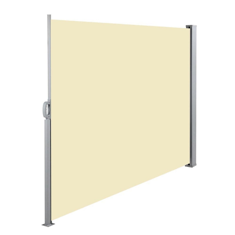 Instahut Retractable Side Awning Shade 1.8 x 3m - Beige - Coll Online