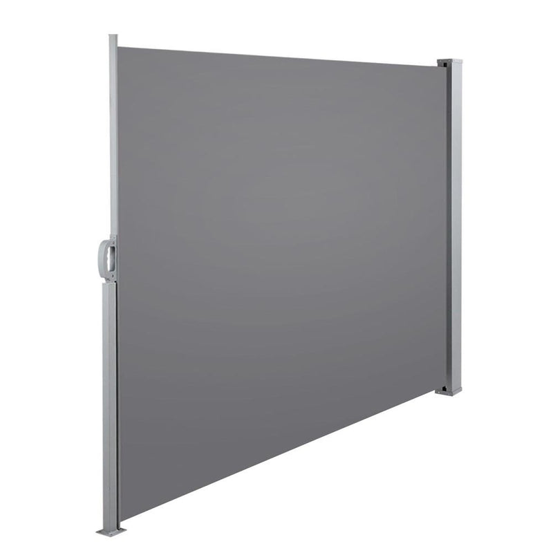 Instahut Retractable Side Awning Shade 1.8 x 3m - Grey - Coll Online