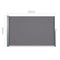 Instahut Retractable Side Awning Shade 2 x 3m - Grey - Coll Online