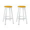 Artiss Set of 2 Wooden Stackable Bar Stools - White and Wood