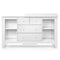 Keezi Baby Change Table Tall boy Drawers Dresser Chest Storage Cabinet White