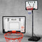 Everfit Adjustable Portable Basketball Stand Hoop System Rim - Coll Online