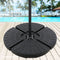 Instahut Outdoor Umbrella Stand 4 x Base Pod Plate Sand/Water Patio Cantilever Fanshaped - Coll Online