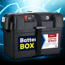 GIANTZ Battery Box 12V Camping Portable Deep Cycle AGM Universal Large USB Cig - Coll Online