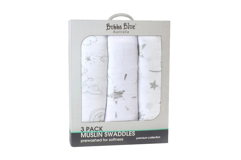 Bubba blue muslin swaddles hotsell