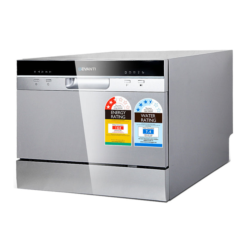 Devanti Electric Benchtop Freestanding Dishwasher - Coll Online