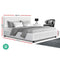 Artiss Double Full Size Bed Frame Base Mattress Platform White Leather Wooden NEO - Coll Online