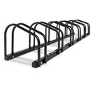 Portable Bike 6 Parking Rack Bicycle Instant Storage Stand - Black - Coll Online