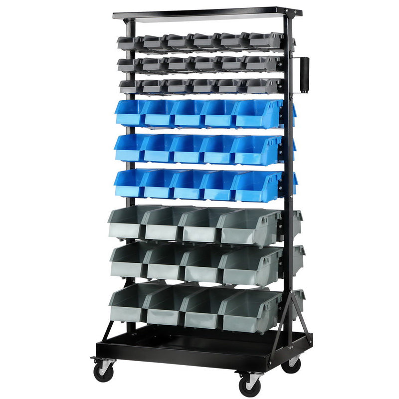 Giantz 90 Bin Storage Rack Stand - Coll Online