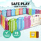 Cuddly Baby 25-Panel Plastic Baby Playpen Interactive Kids Safety Gate - Coll Online