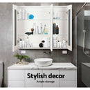 Cefito Bathroom Vanity Mirror with Storage Cabinet - White - Coll Online