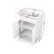 Cefito 600mm Bathroom Vanity Cabinet Unit Wash Basin Sink Storage Freestanding White - Coll Online