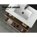 Cefito 900mm Bathroom Vanity Cabinet Wash Basin Unit Sink Storage Wall Mounted Oak White - Coll Online