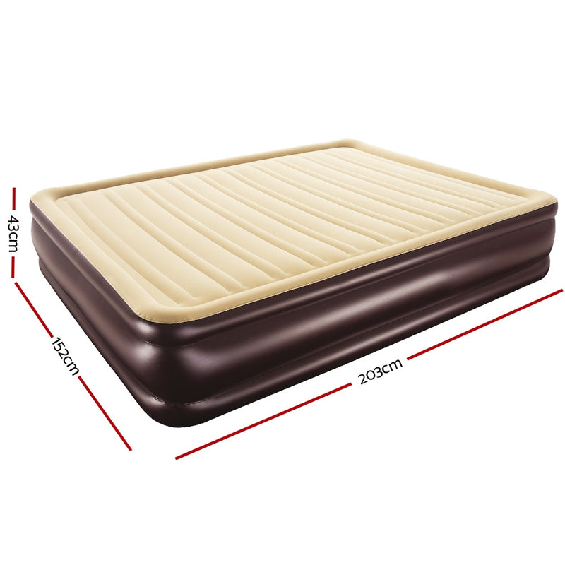 Bestway Queen Air Bed Inflatable Mattress Sleeping Mat Battery - Coll Online