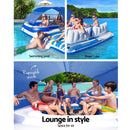 Bestway Inflatable Floating Float Floats Island LoungePool 6-personWater Fun - Coll Online