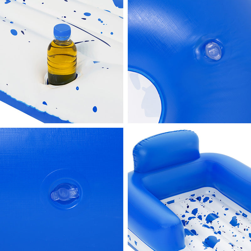 Bestway Inflatable Floating Float Floats Pool Lounge Chair Bed Swimming Pools - Coll Online