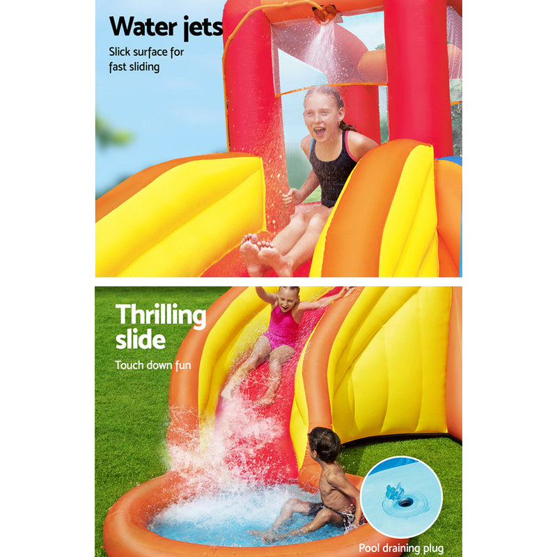 Bestway Inflatable Water Slide Park Jumping Castle Splash Toy Pool Playground - Coll Online