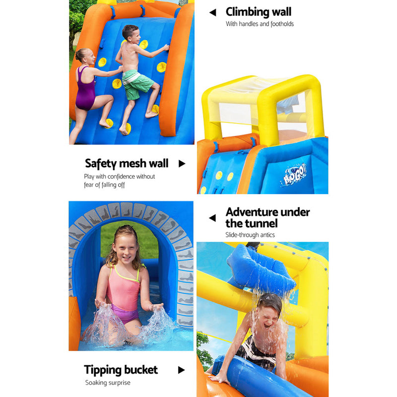 Bestway Water Slide Park Inflatable Jumping Castle Splash Toy Bounce House