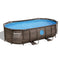 Bestway Swimming Pool Above Ground Pools Power Steel Frame Filter Pump 4.27M - Coll Online