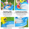 Bestway Swimming Pool Rainbow Slide Play Above Ground Kids Inflatable Pools - Coll Online