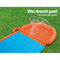 Bestway Inflatable Water Slip And Slide Single Kids Splash Toy Outdoor 5.49M - Coll Online