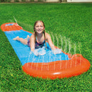 Bestway Inflatable Water Slip And Slide Single Kids Splash Toy Outdoor 5.49M - Coll Online