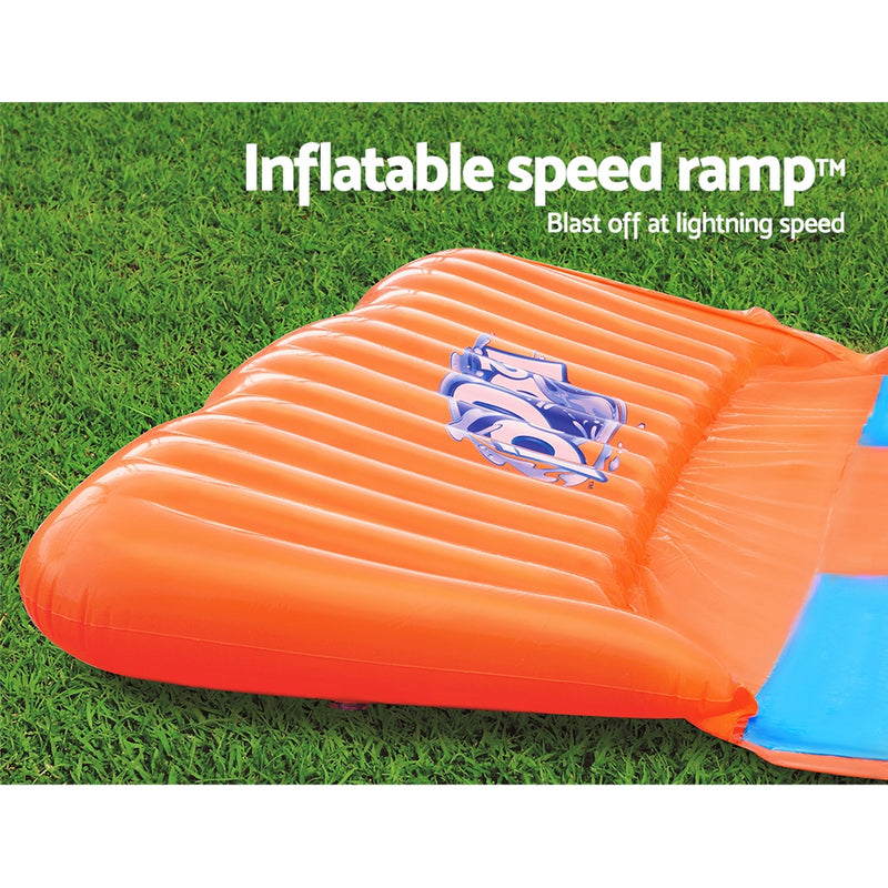 Bestway Triple Water Slip And Slide Kids Inflatable Splash Toy Outdoor 5.49M - Coll Online