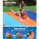 Bestway Water Slip And Slide Kids Inflatable Splash Toy Quadruple 4.88M - Coll Online