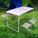 Portable Folding Camping Table and Chair Set 120cm - Coll Online