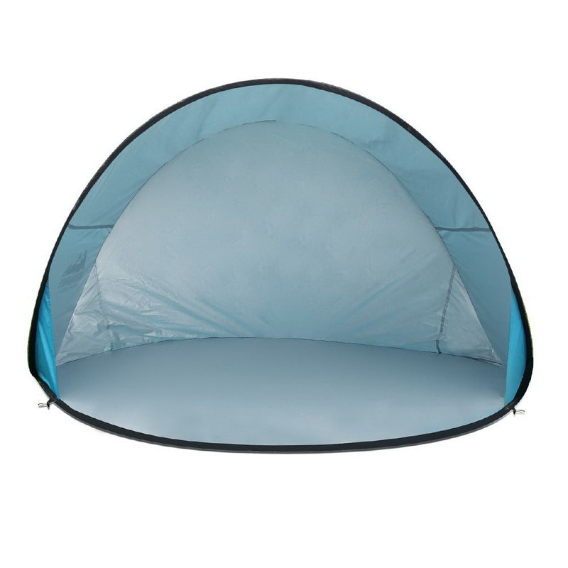 Weisshorn 3 Person Portable Pop Up Camping Tent - Blue - Coll Online