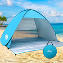 Weisshorn 4 Person Portable Pop Up Camping Tent - Blue - Coll Online