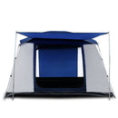 Weisshorn 6 Person Dome Camping Tent - Navy and Grey - Coll Online