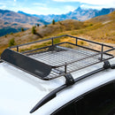 Giantz Universal Roof Rack Basket Car Carrier Steel 123cm - Coll Online