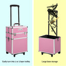 Embellir 7 in 1 Portable Cosmetic Beauty Makeup Trolley - Pink - Coll Online