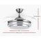 42" Ceiling Fan Lamp LED Light Retractable Blade Ceiling Fan with Remote - Coll Online