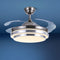 42" Ceiling Fan Lamp LED Light Retractable Blade Ceiling Fan with Remote - Coll Online