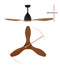 48" DC Motor Ceiling Fan with Remote 8H Timer Reverse Mode 5 Speeds Natural - Coll Online