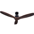 52" Fan Remote Control 8H Timer 3 Speeds 3 Wooden Blades - Coll Online