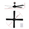 Devanti 52 inch 1300mm Ceiling Fan 4 Wooden Blades with Remote Control Reversible Fans - Coll Online